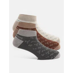 Blackberrys Men Pack Of 3 Patterned Cotton Ankle LengthSocks-picture-18