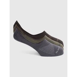 Blackberrys Men Pack Of 3 Patterned Cotton Shoe Liner Socks-picture-20