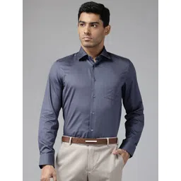 Blackberrys Men Pure Cotton Slim Fit Formal Shirt-picture-31