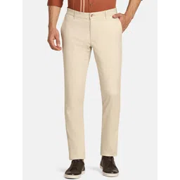 Blackberrys Men Skinny Fit Mid-Rise Flat-Front Trousers-picture-21