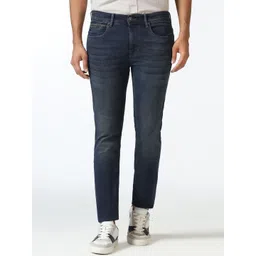 Blackberrys Men Skinny Fit Mid-Rise Low Distress Stretchable Jeans-picture-34