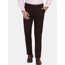 Blackberrys Men Slim Fit Formal Trousers-picture-26