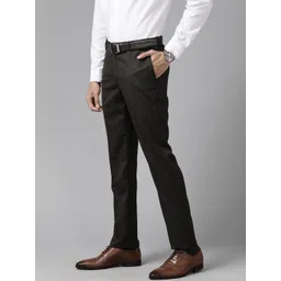 Blackberrys Men Slim Fit Formal Trousers image 5