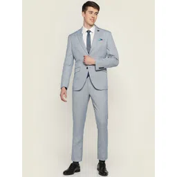 Blackberrys Men Slim-Fit Single Breasted 4 Pcs Suit-picture-42