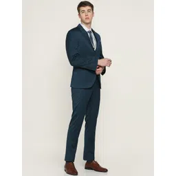 Blackberrys Men Slim-Fit Single-Breasted Three-Piece Formal Suit image 3