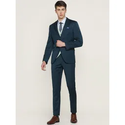 Blackberrys Men Slim-Fit Single-Breasted Three-Piece Formal Suit image 5