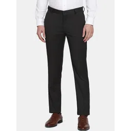 Blackberrys Men Striped Slim Fit Formal Trousers-picture-26