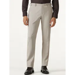 Blackberrys Men Textured B-91 Slim Fit Low-Rise Formal Trousers-picture-37
