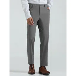 Blackberrys Men Textured Slim Fit Trousers-picture-14