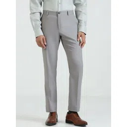 Blackberrys Men Textured Slim Fit Trousers-picture-30