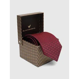 Blackberrys Men Woven Design Cravat Ties-picture-41