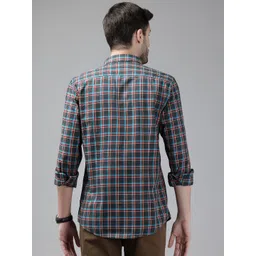 Blackberrys Pure Cotton Slim Fit Checked Shirt image 5