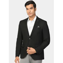 Blackberrys Self Design Single Breasted Casual Blazer-picture-21