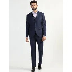 Blackberrys Self-Design Slim Fit Single-Breasted 3 Piece Suits-picture-16