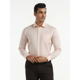 Blackberrys Self Design Spread Collar India Slim Fit Cotton Casual Shirt-picture-36
