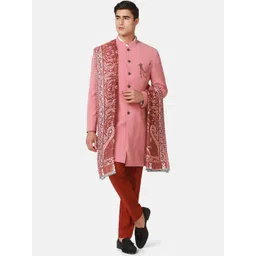 Blackberrys Slim Fit Bandhgala Casual Suit-picture-13