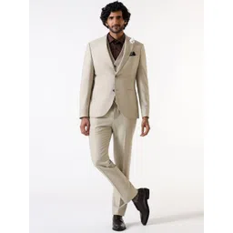 Blackberrys Slim-Fit Single Breasted 5-Piece Formal Suit-picture-29