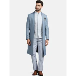 Blackberrys Slim-Fit Single-Breasted Three-Piece Formal Suit-picture-21