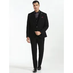 Blackberrys Slim-Fit Single-Breasted Three-Piece Formal Suit-picture-19