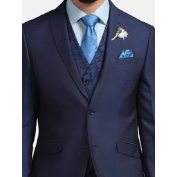 Blackberrys Slim Fit Single Breasted Three-Piece Formal Suit image 4