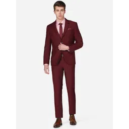 Blackberrys Slim-Fit Single-Breasted Two-Piece Formal Suit-picture-18