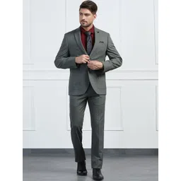 Blackberrys Slim-Fit Single-Breasted Two-Piece Formal Suit-picture-40
