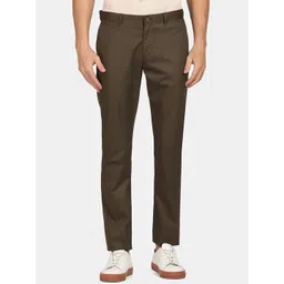 Blackberrys TechPro Men Slim Fit Mid-Rise Flat-Front Trousers-picture-29