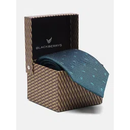 Blackberrys Woven Design Pure Silk Skinny Tie-picture-25