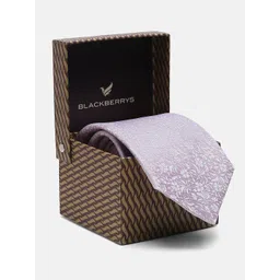 Blackberrys Woven Design Pure Silk Skinny Tie-picture-37