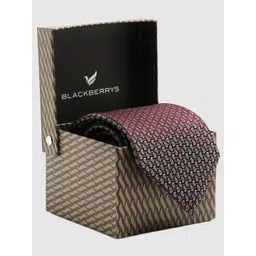 Blackberrys Woven Design Silk Formal Skinny Tie-picture-21