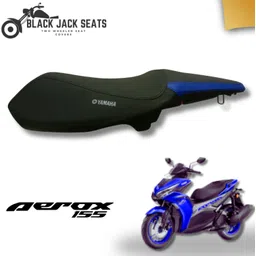 blackjackseats Aerox 155 Premium SP Blue Seat cover Single Bike Seat Cover For Yamaha Aerox 155-picture-19