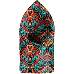 blacksmith Abstract Floral Printed Pocket Square for Men-picture-47