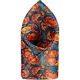 blacksmith Printed Crab Pocket Square for Men-picture-46