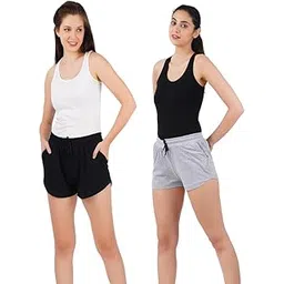blacktail Ladies barmuda Cotton Short,Military Shorts Women,Cotton Shorts Women XXL,Ladies Shorts Combo Pack-picture-32