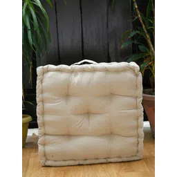 BLANC9 Beige Square Floor Cushion-picture-35