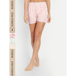 BLAZON Women Pack of 3 Cotton Lounge Shorts image 1