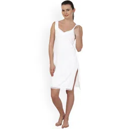 BLAZON Women White Solid Full Slip Camisoles-picture-40