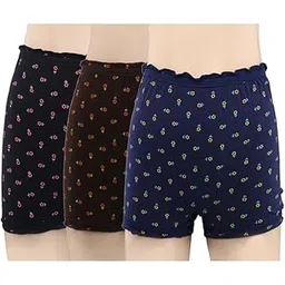 blazon Women's Cotton Hosiery Bloomer Pack of 3-picture-11