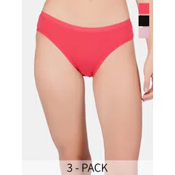 BLEEDING HEART Pack Of 3 4 Way Stretch Bikini Briefs-picture-29