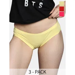 BLEEDING HEART Pack Of 3 4-Way Stretch Briefs-picture-23