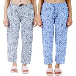 bliez Pack of 2 Daily wear, Pure Cotton Long Lasting Elegant pajama Women Pyjama-picture-13