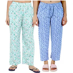 bliez Pack of 2 Daily wear, Pure Cotton Long Lasting Elegant pajama Women Pyjama-picture-14