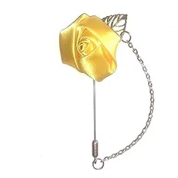 blingg Rose & Leaf Chain Lapel Pin Gift for Men & Women-picture-38