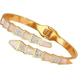 blingup Bracelet for women and girls Snake Design Mother of Pearls-picture-27