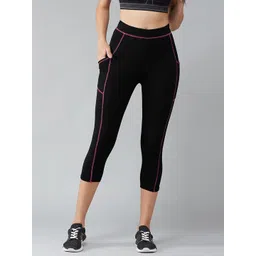 blinkin Solid Women Black, Pink Tights-picture-21