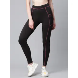 blinkin Solid Women Black, Pink Tights-picture-35