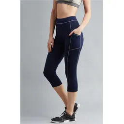 blinkin Solid Women Blue Tights-picture-12