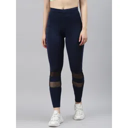 blinkin Solid Women Blue Tights-picture-10