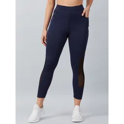 blinkin Solid Women Blue Tights-picture-25