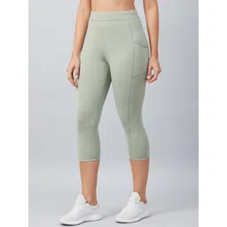 blinkin Solid Women Light Green Tights-picture-38